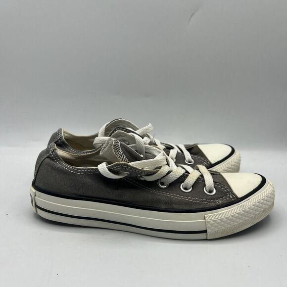 Vtg Converse Chuck Taylor All Star Womens Size 4 Casual Grey Canvas Sneakers - Picture 1 of 11